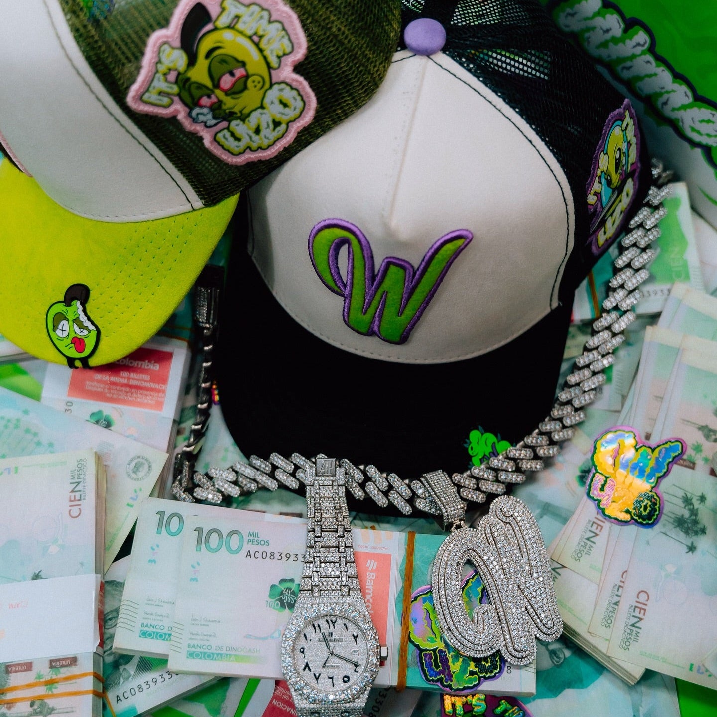 Gorra W Merch 420 2.0 Drop Westcol Original - Negra